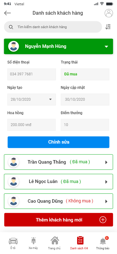 App ô tô / Xe máy